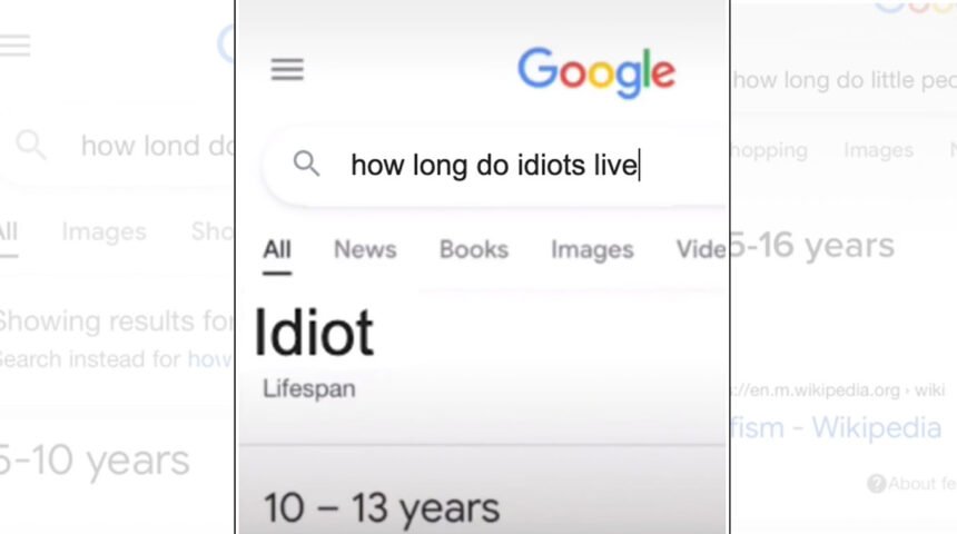 How Long Do Idiots Live 12-18 Meme